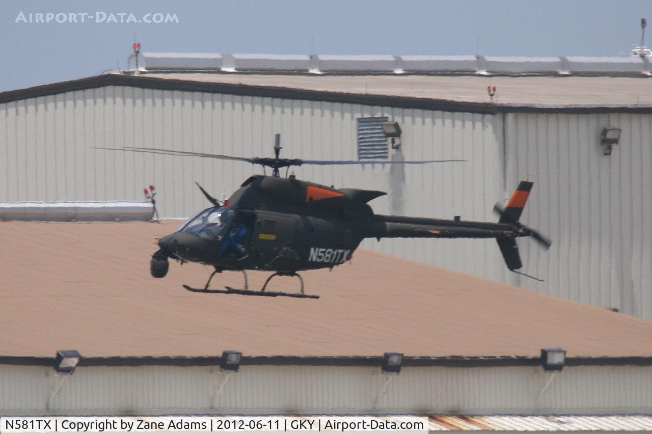 N581TX, 1969 Bell OH-58A Kiowa C/N 40574, At Arlington Municipal Airport - Bell Helicopter Test Flight