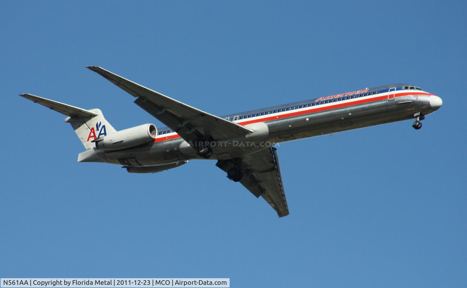 N561AA, 1991 McDonnell Douglas MD-82 (DC-9-82) C/N 53091, American MD-82