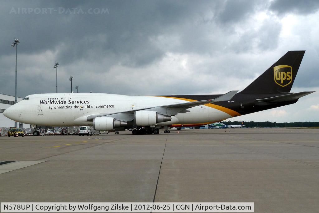 N578UP, 1993 Boeing 747-45EM(BCF) C/N 27154, visitor