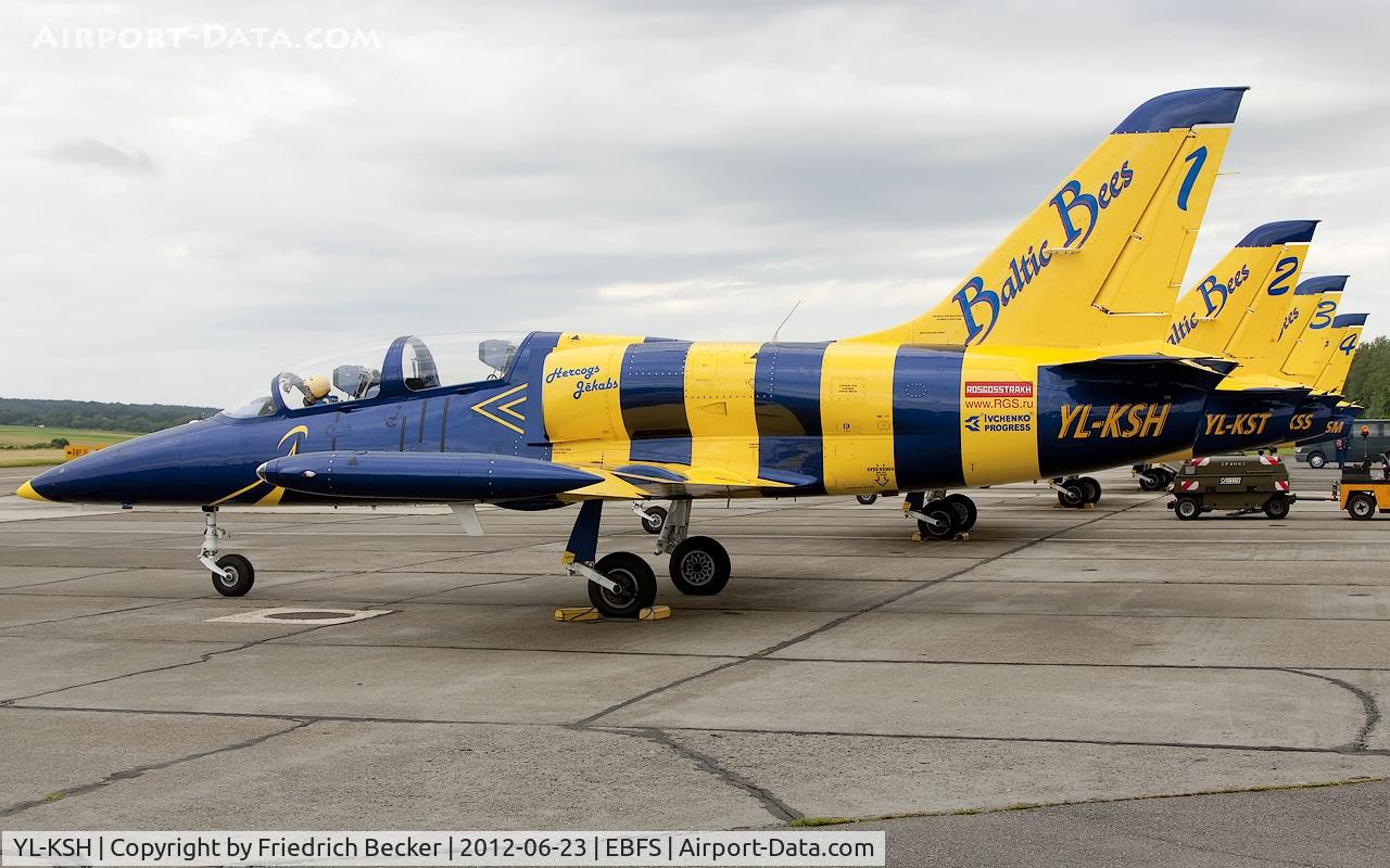 YL-KSH, Aero L-39C Albatros C/N 934632, ready for a training flight