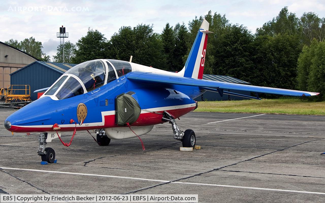 E85, Dassault-Dornier Alpha Jet E C/N E85, static display
