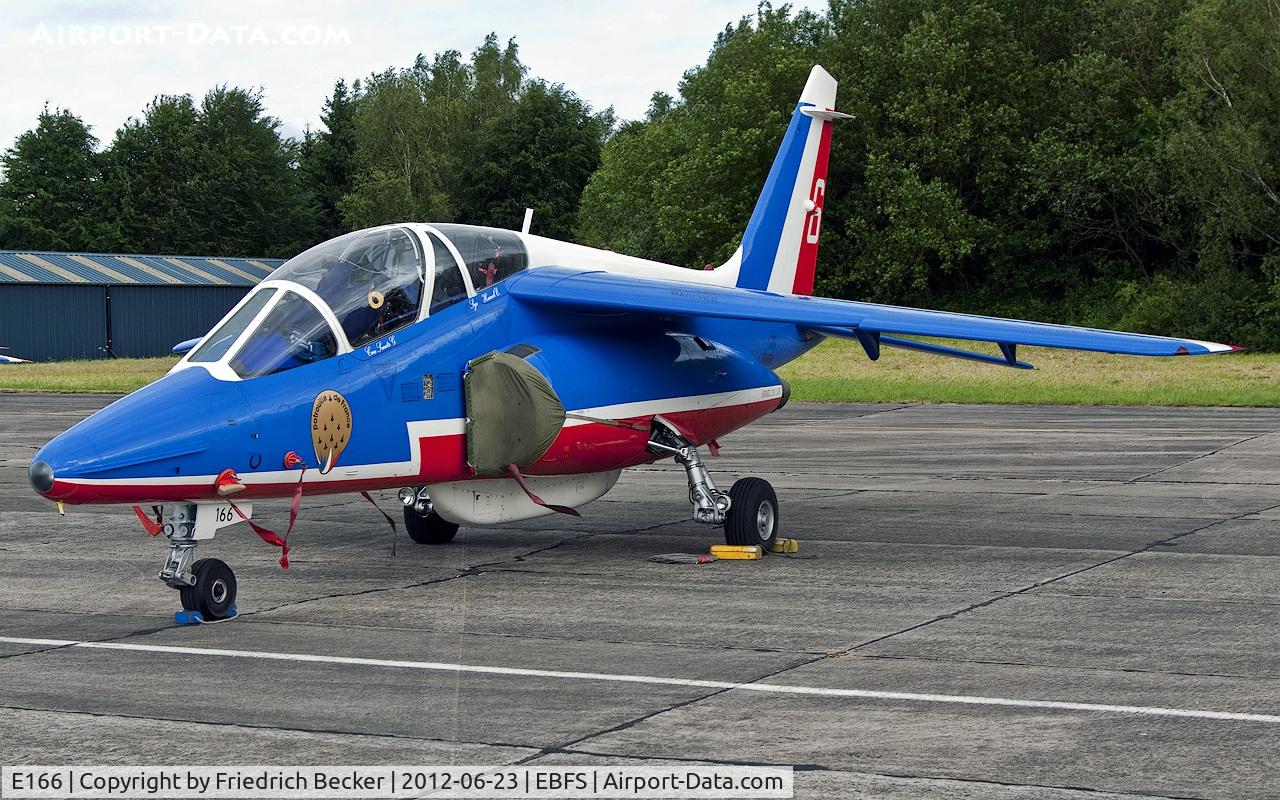 E166, Dassault-Dornier Alpha Jet E C/N E166, static display