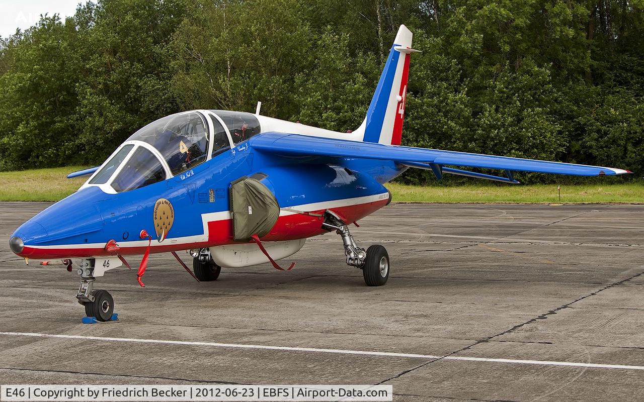 E46, Dassault-Dornier Alpha Jet E C/N E46, static display