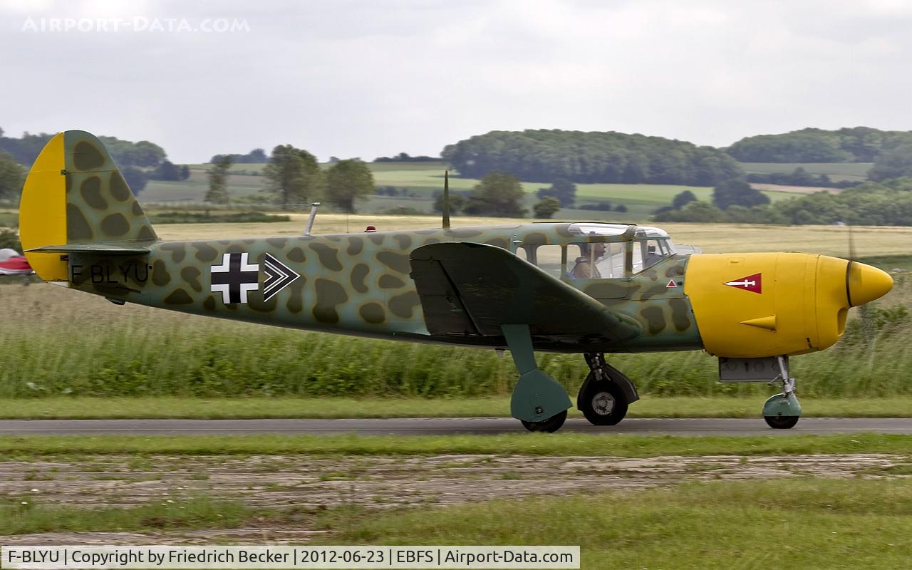 F-BLYU, Nord 1101 Noralpha C/N 18, taxying back to the flightline