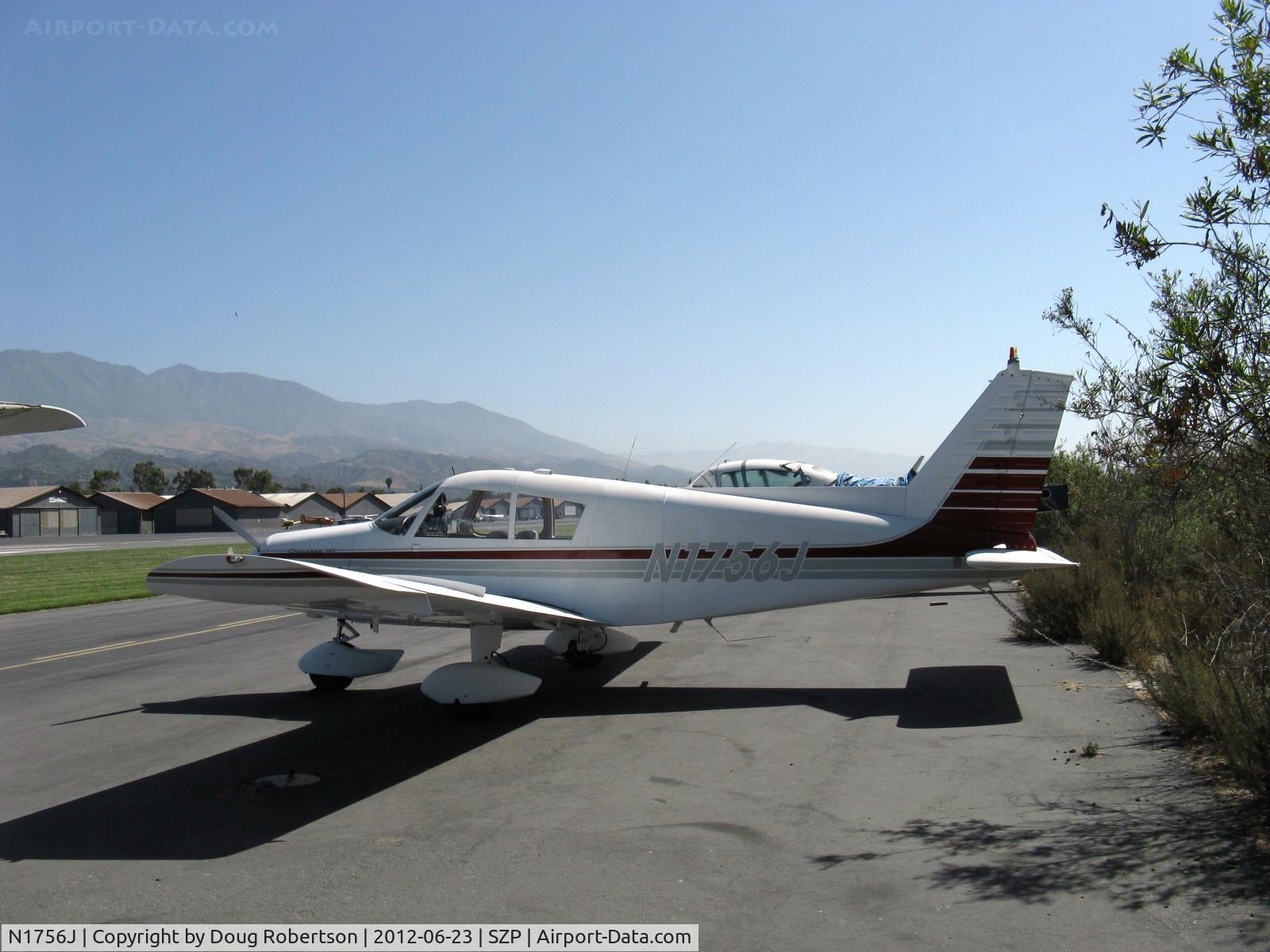 N1756J, 1968 Piper PA-28-140 C/N 28-24175, 1968 Piper PA-28-140 CHEROKEE, Lycoming O-320-E2A 150 Hp