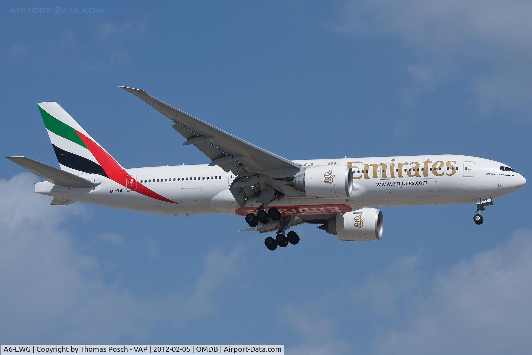 A6-EWG, 2008 Boeing 777-21H/LR C/N 35578, Emirates