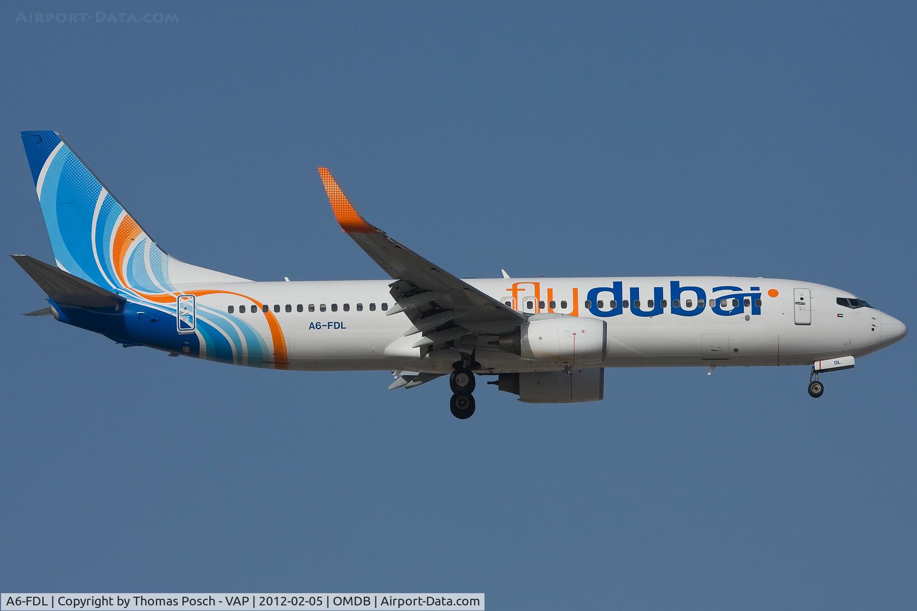 A6-FDL, 2010 Boeing 737-8KN C/N 40239, FlyDubai