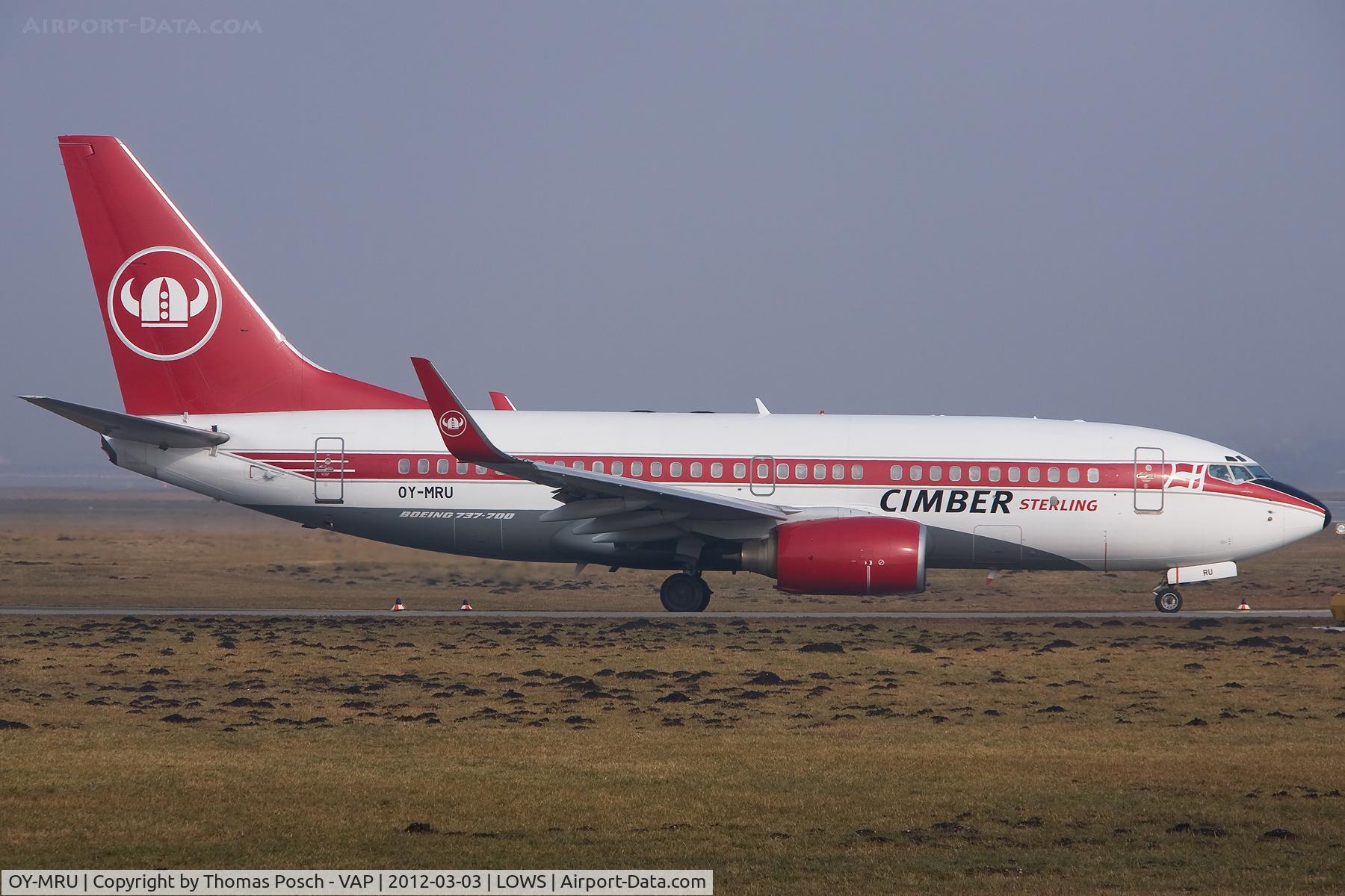 OY-MRU, 1999 Boeing 737-73S C/N 29079, Cimber Sterling
