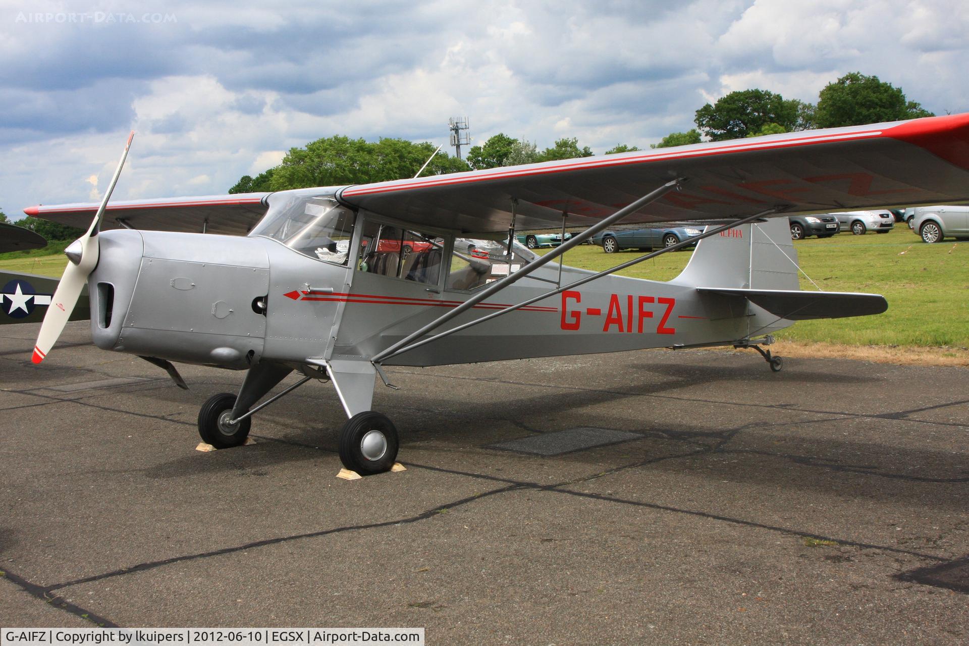 G-AIFZ, 1946 Auster J-1N Alpha C/N 2182, at the Air Britain Classic Fly-in 2012