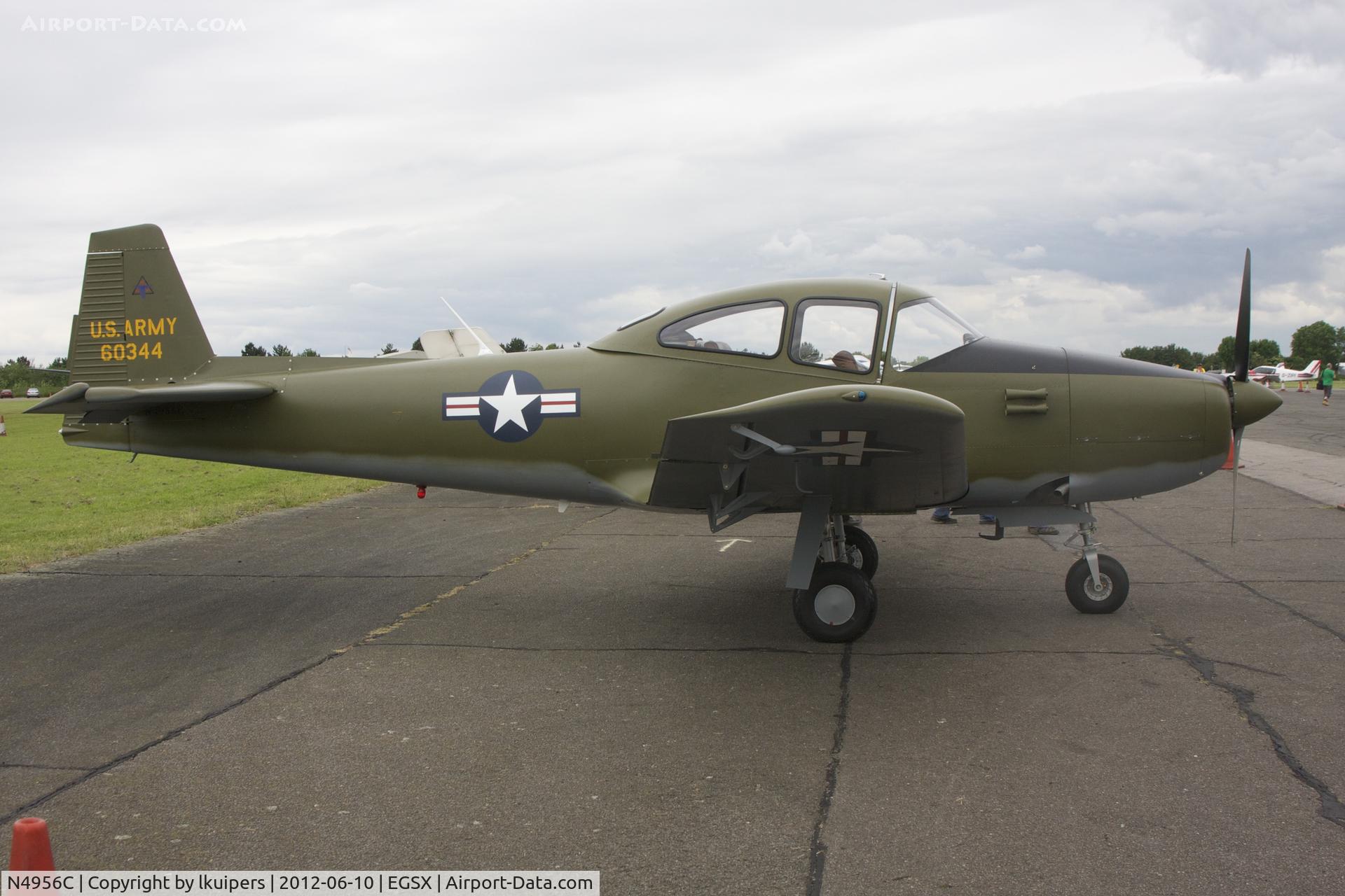 N4956C, North American Navion (NA-145) C/N NAV-4-344, At the Air Britain Classic Fly-in in June 2012
