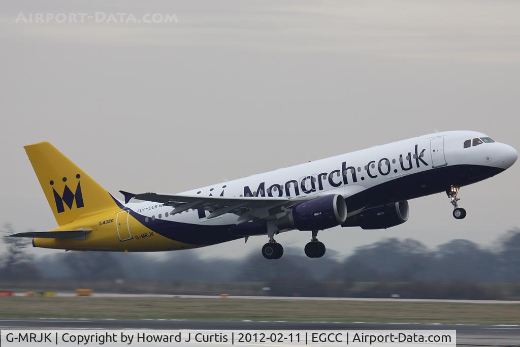 G-MRJK, 1999 Airbus A320-214 C/N 1081, Monarch (new colours)