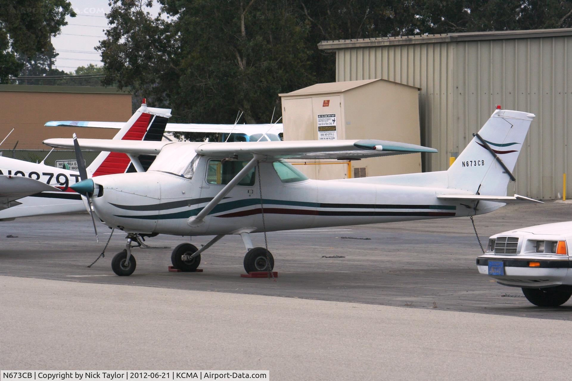 N673CB, 1970 Cessna 150L C/N 15072129, Note the 12'' N numbers have been painted over