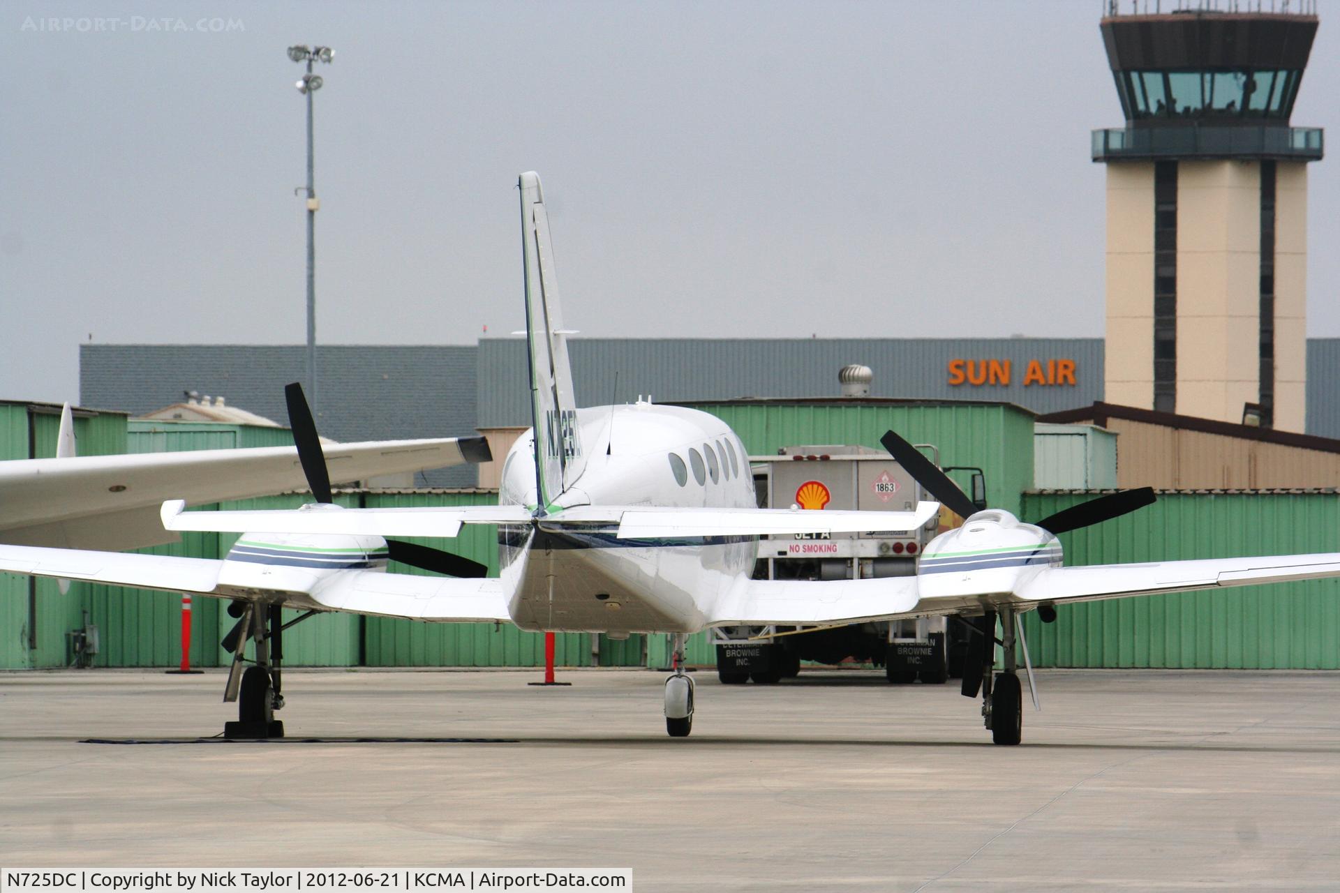 N725DC, 1981 Cessna 421C Golden Eagle C/N 421C1099, Parked at the FBO