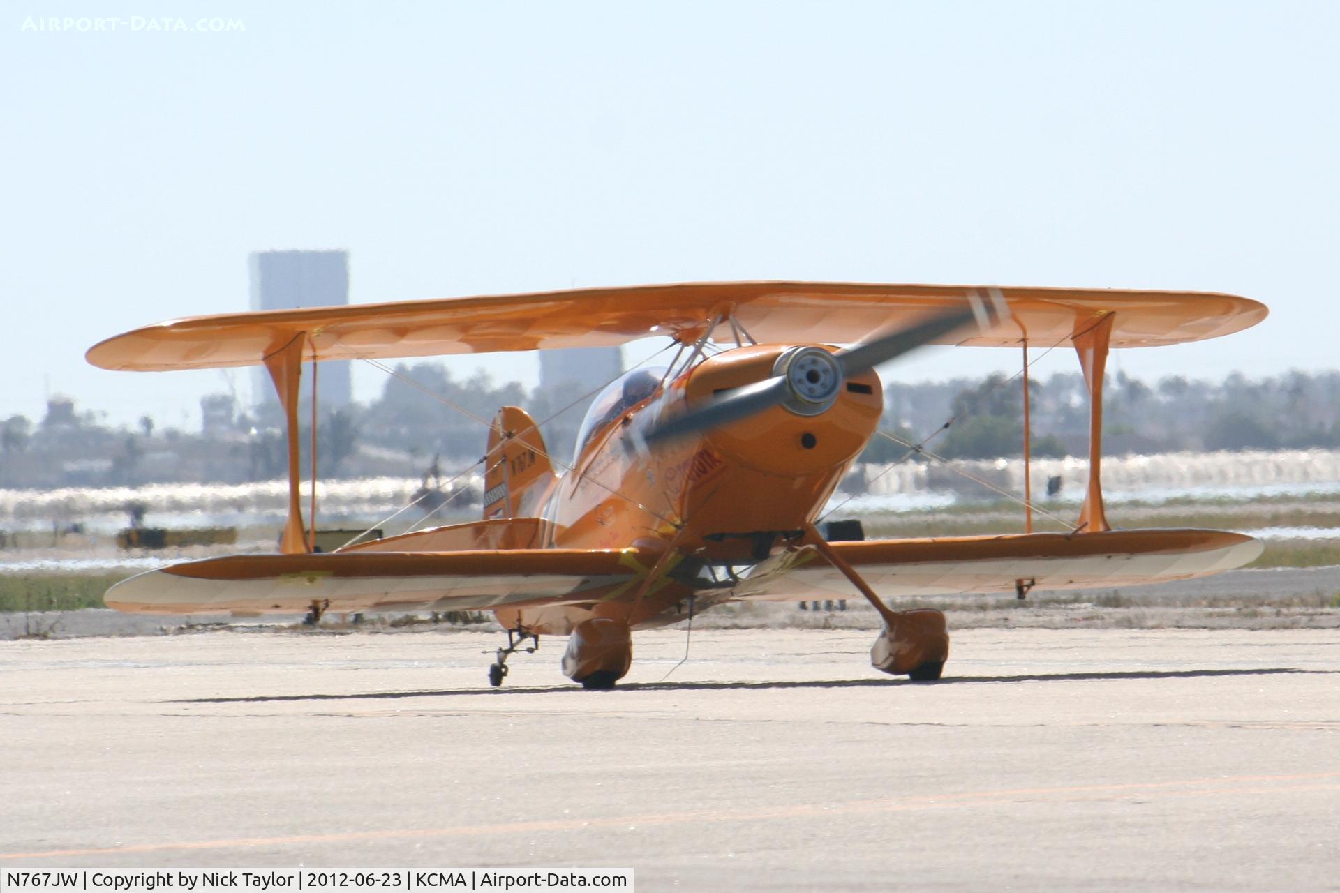 N767JW, 1971 Pitts S-1 Special C/N 7777, Taxiing