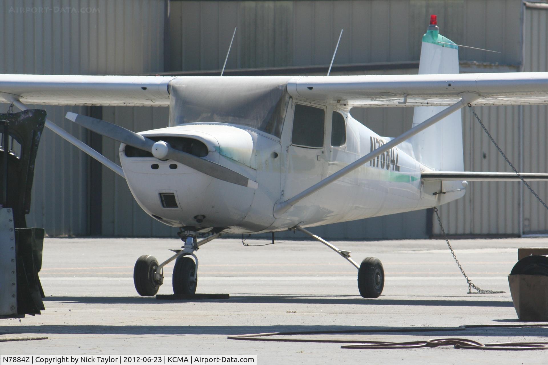 N7884Z, 1963 Cessna 150C C/N 15059984, Parked near the B-25
