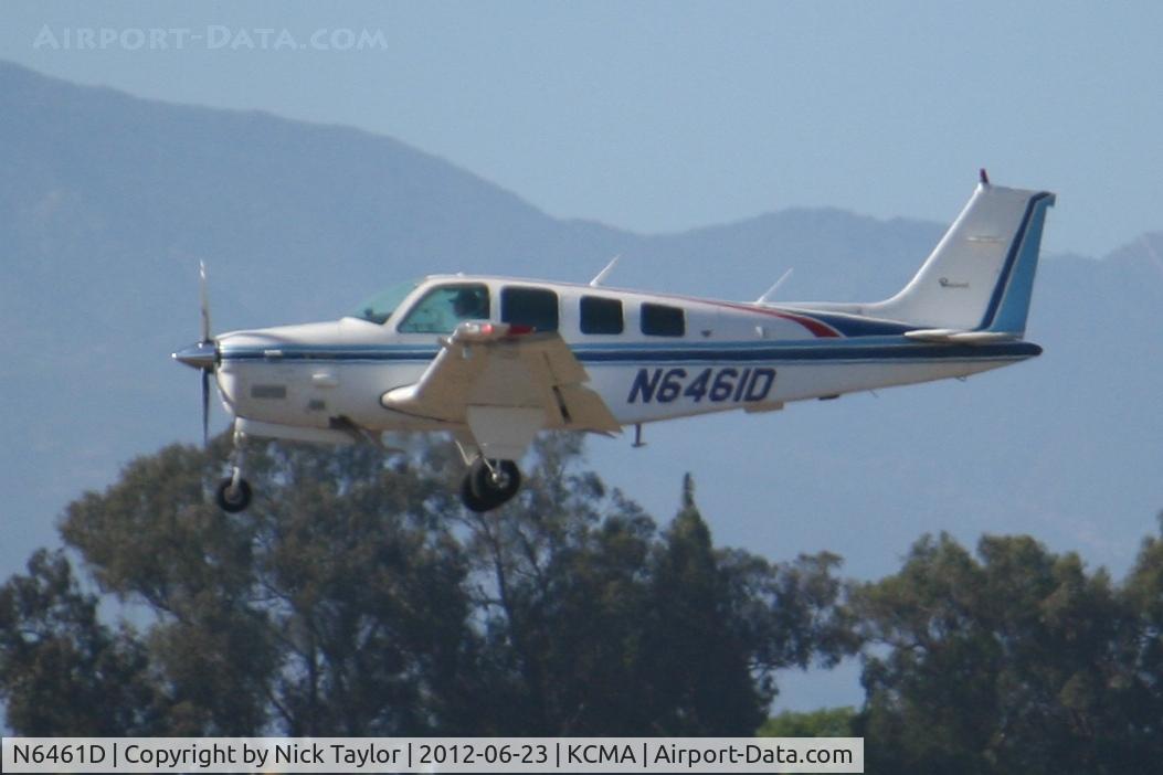 N6461D, 1982 Beech B36TC Bonanza C/N EA-287, Landing 26