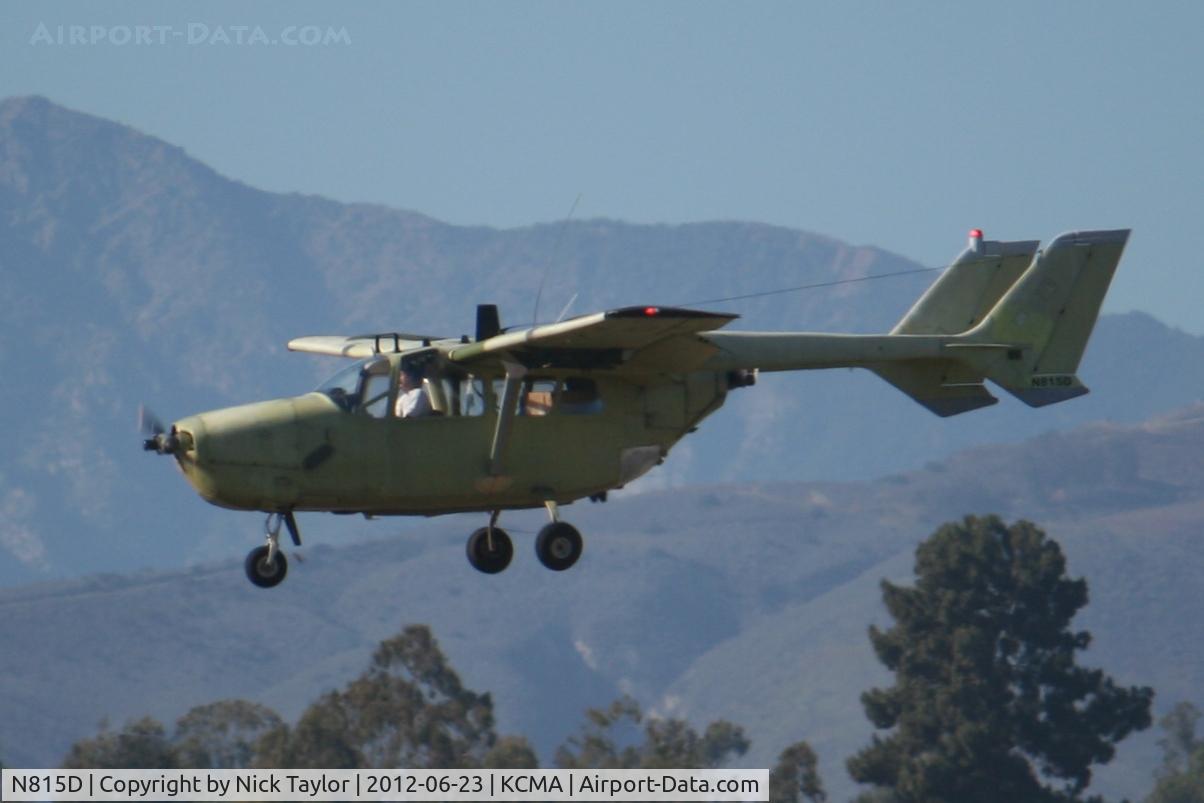 N815D, 1969 Cessna M337B (O-2A) Super Skymaster C/N 337M-0423 (69-7625), Landing 26