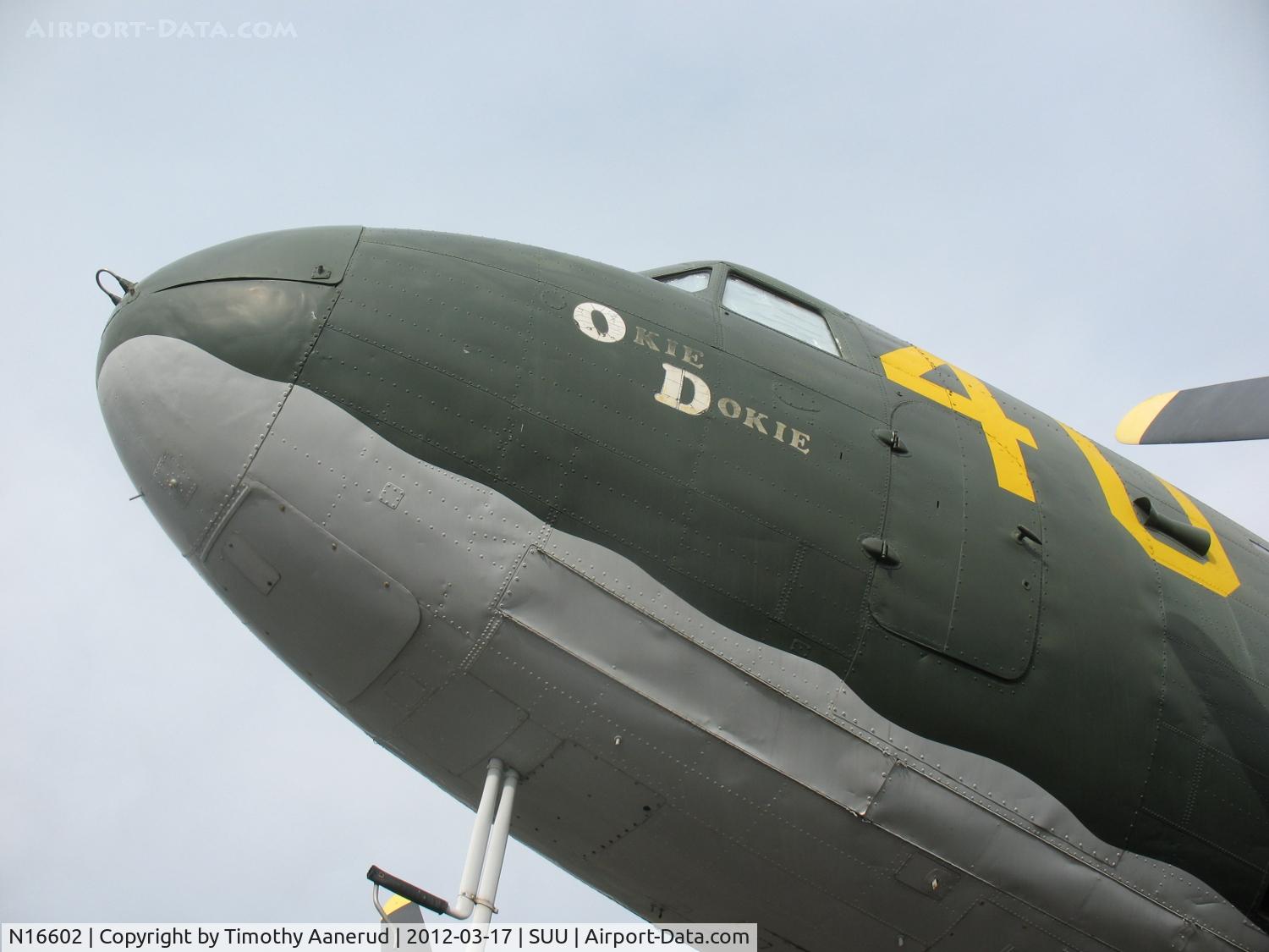 N16602, 1943 Douglas C-47A-20-DK Skytrain C/N 12852, Ex 42-92990, Travis AFB