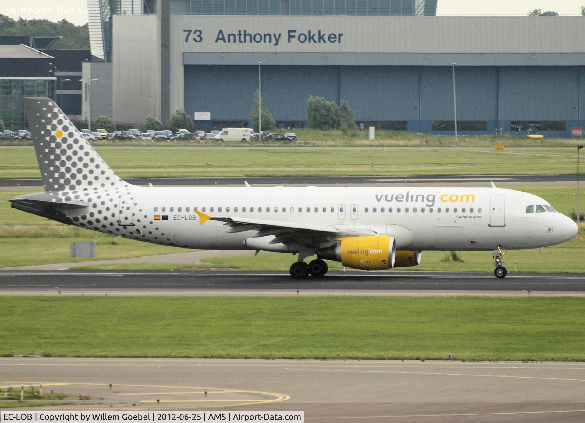 EC-LOB, 2011 Airbus A320-214 C/N 4849, Taxi to his gate of Schiphol Airport