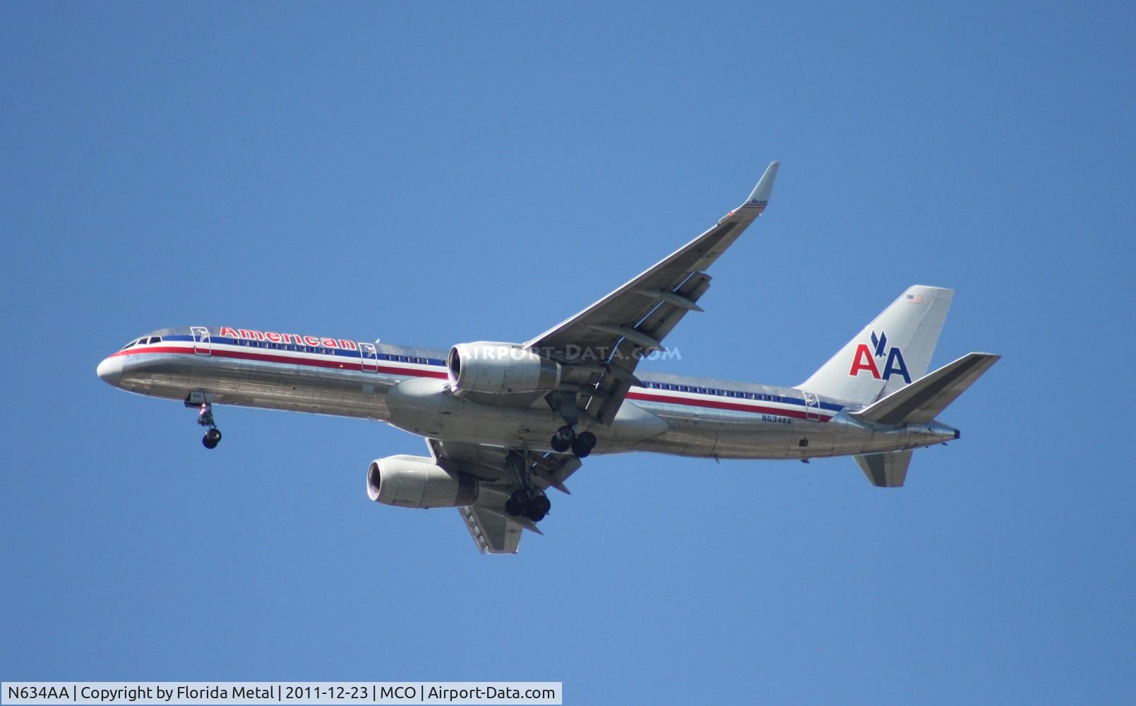 N634AA, 1990 Boeing 757-223 C/N 24592, American 757