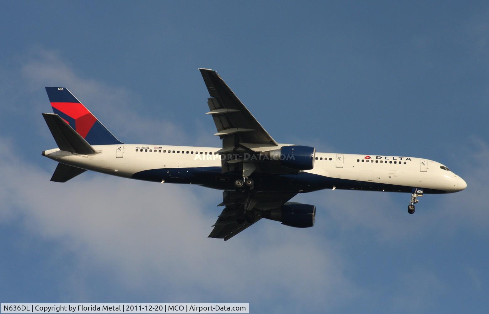 N636DL, 1988 Boeing 757-232 C/N 23763, Delta 757