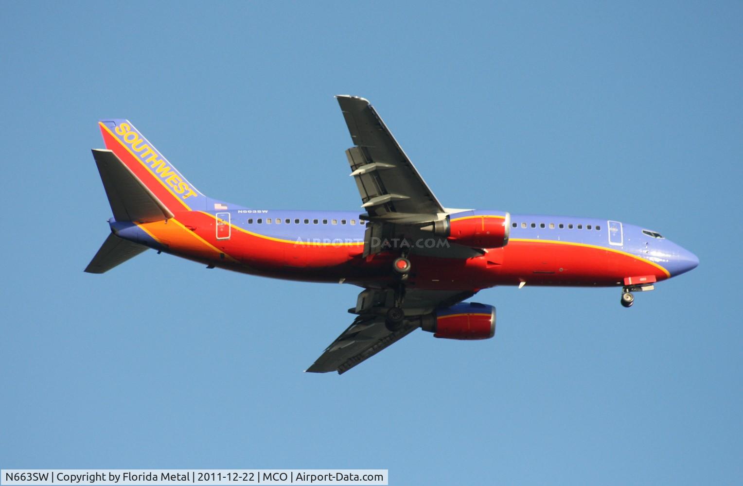 N663SW, 1985 Boeing 737-3Q8 C/N 23256, Southwest 737
