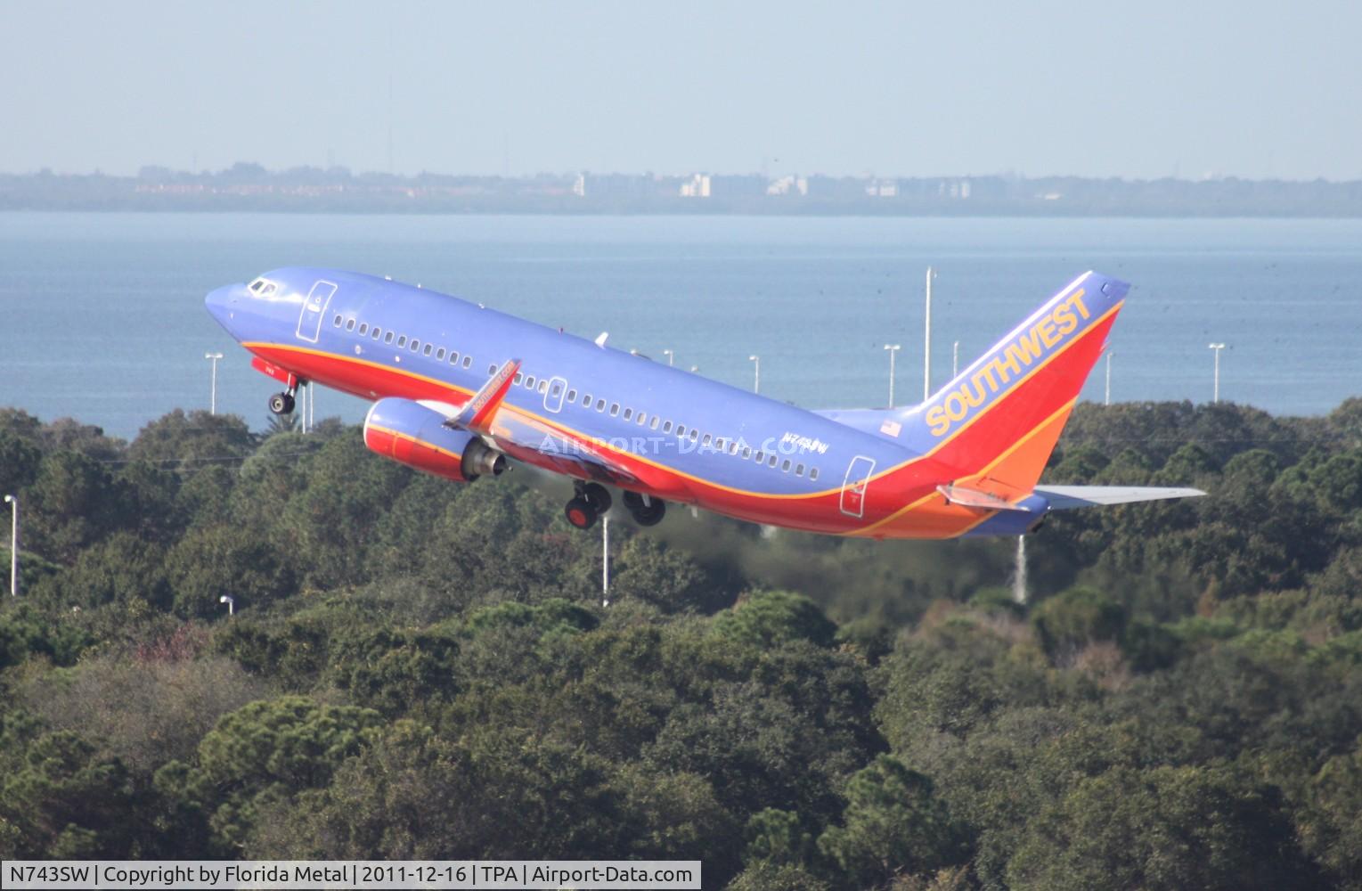 N743SW, 1998 Boeing 737-7H4 C/N 29279, Southwest 737