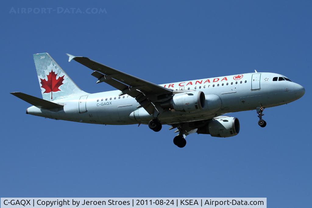 C-GAQX, 1997 Airbus A319-114 C/N 736, arrival