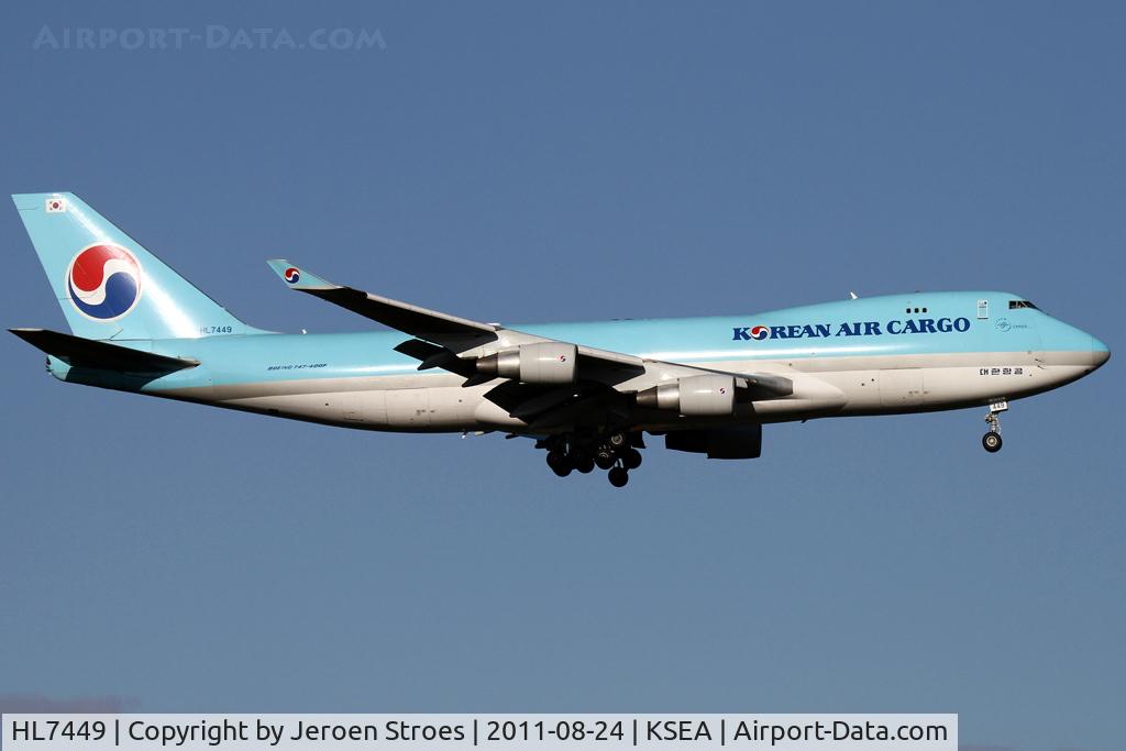 HL7449, 2000 Boeing 747-4B5F/SCD C/N 26411, korean