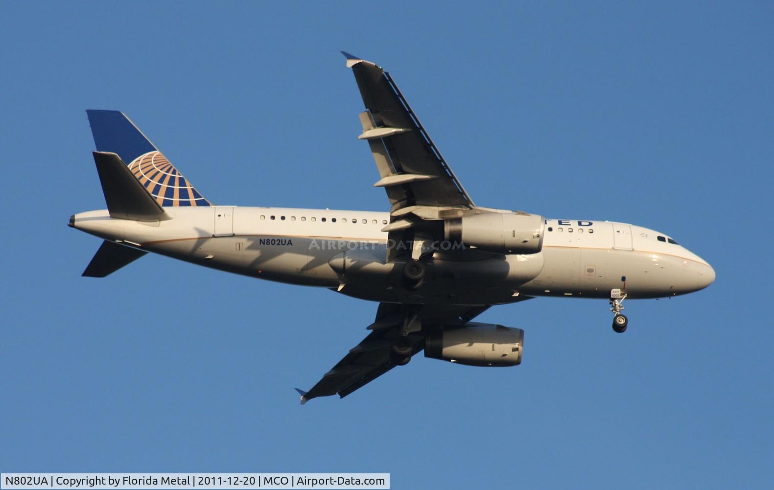N802UA, 1997 Airbus A319-131 C/N 690, United A319