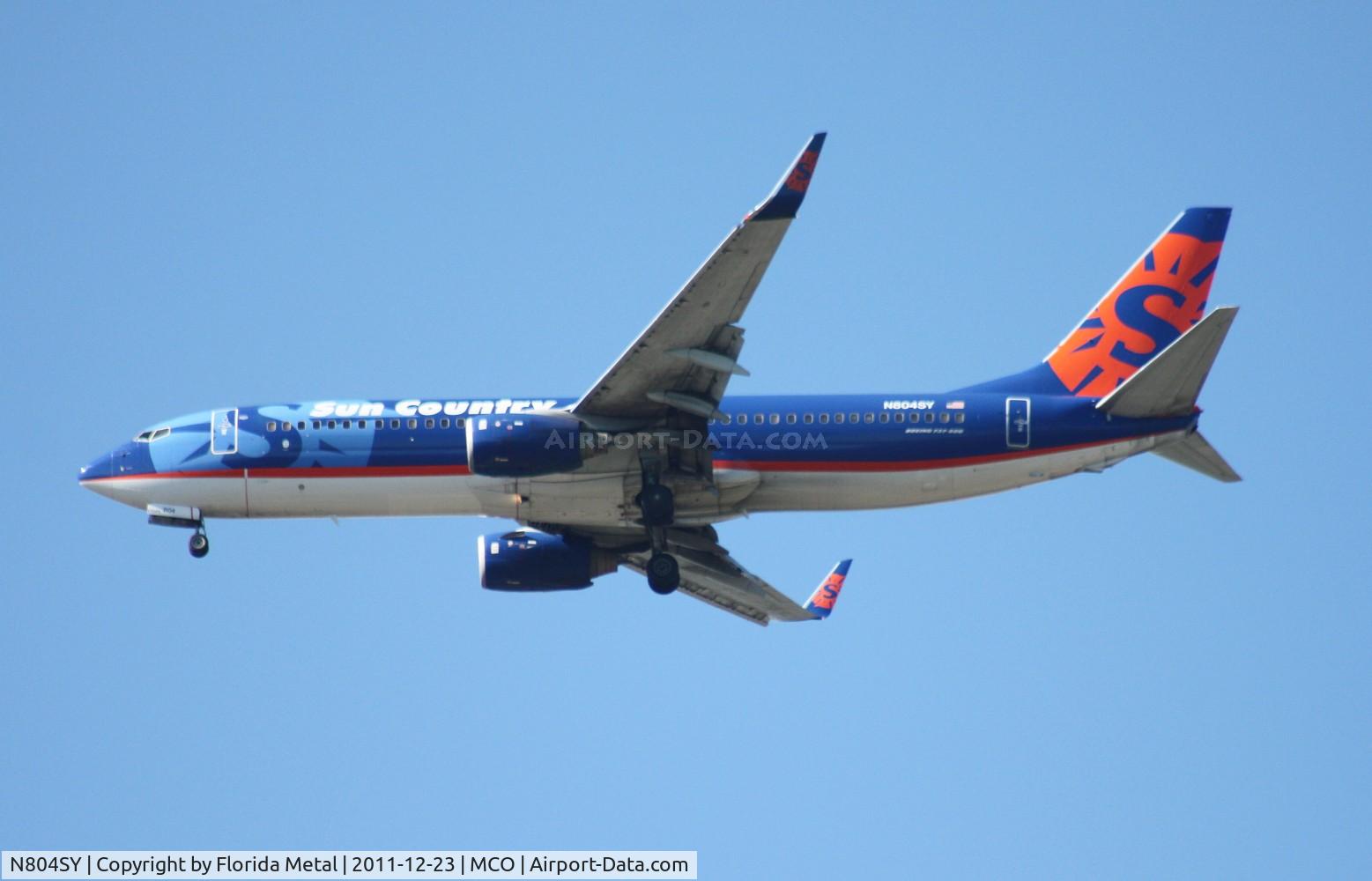 N804SY, 2001 Boeing 737-8Q8 C/N 30689, Sun Country 737