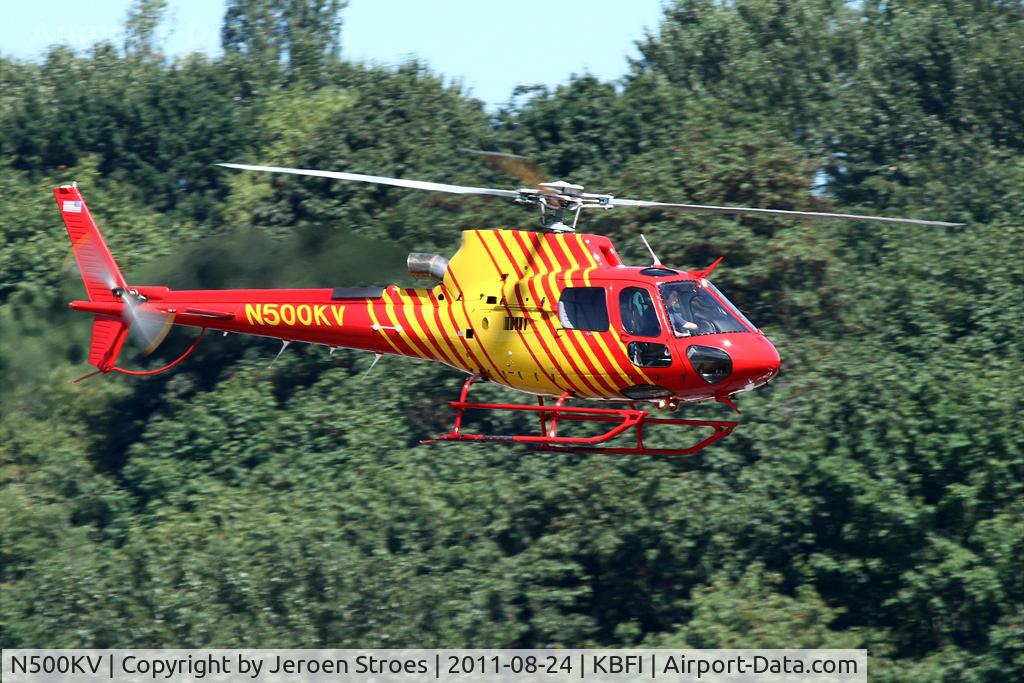 N500KV, Eurocopter AS-350B-3 Ecureuil Ecureuil C/N 4638, helicopter at seattle