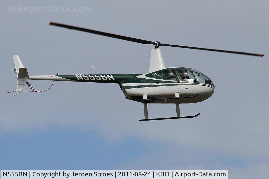 N555BN, 2001 Robinson R44 C/N 1079, kbfi flights