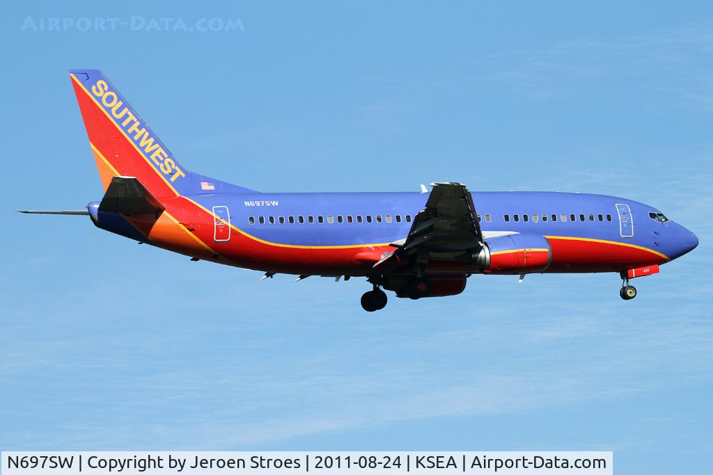 N697SW, 1988 Boeing 737-3TO C/N 23838, a 300-series of Southwest