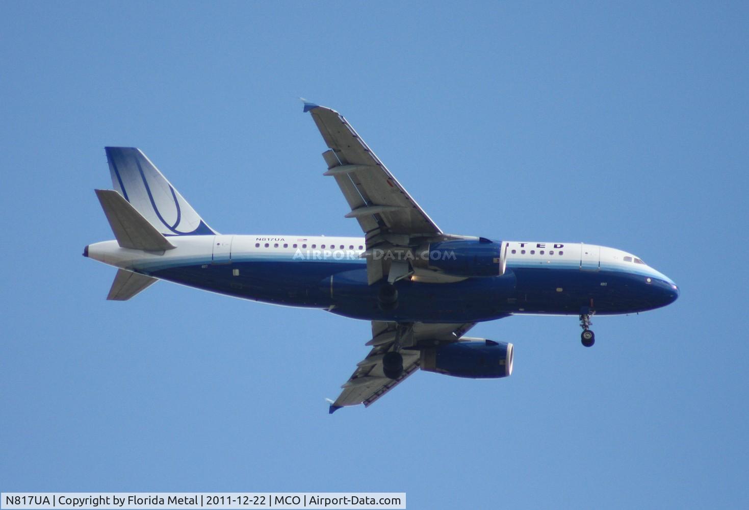 N817UA, 1998 Airbus A319-131 C/N 873, United A319