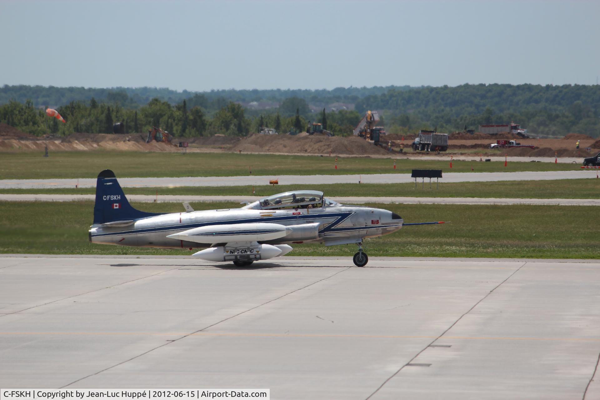 C-FSKH, 1957 Canadair T-33AN Silver Star 3 C/N T33-590, Took at Ottawa Airport on June 15th 2012