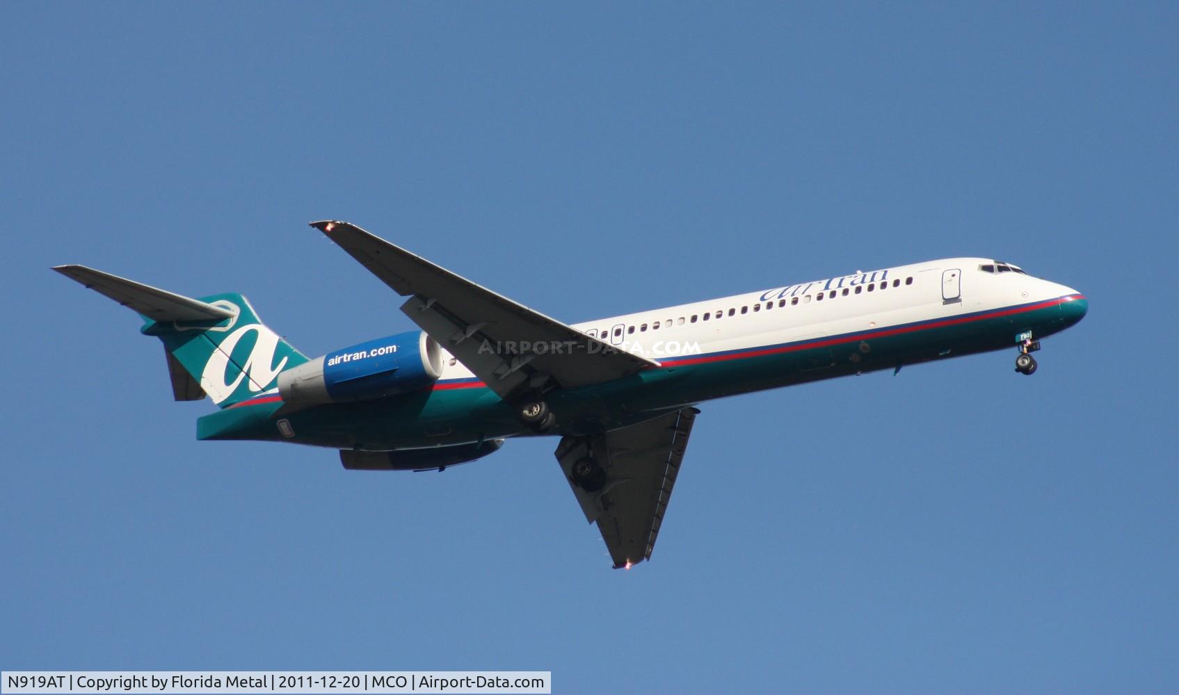 N919AT, 2001 Boeing 717-200 C/N 55084, Air Tran 717