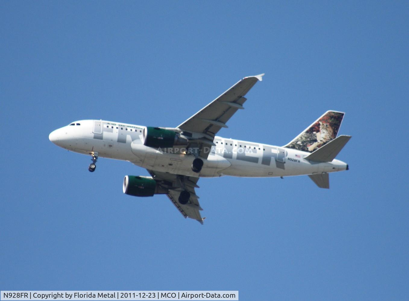 N928FR, 2004 Airbus A319-111 C/N 2236, Frontier 