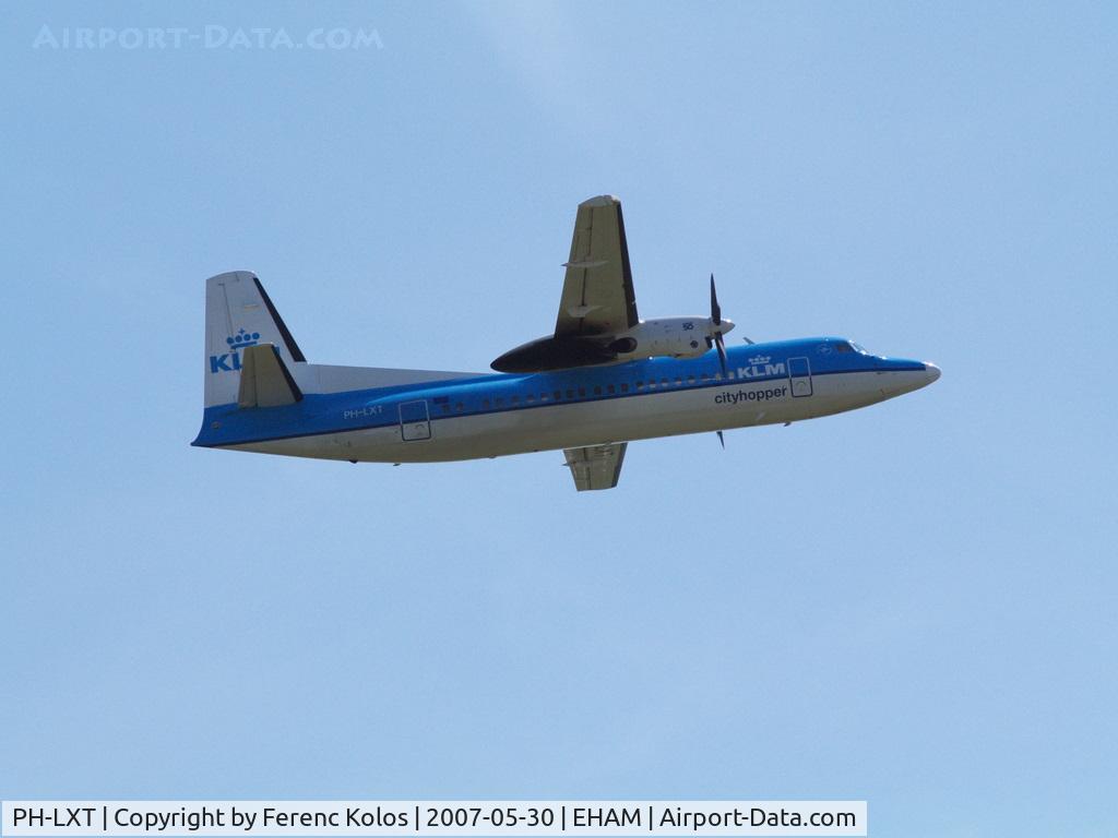 PH-LXT, 1993 Fokker 50 C/N 20279, AMS