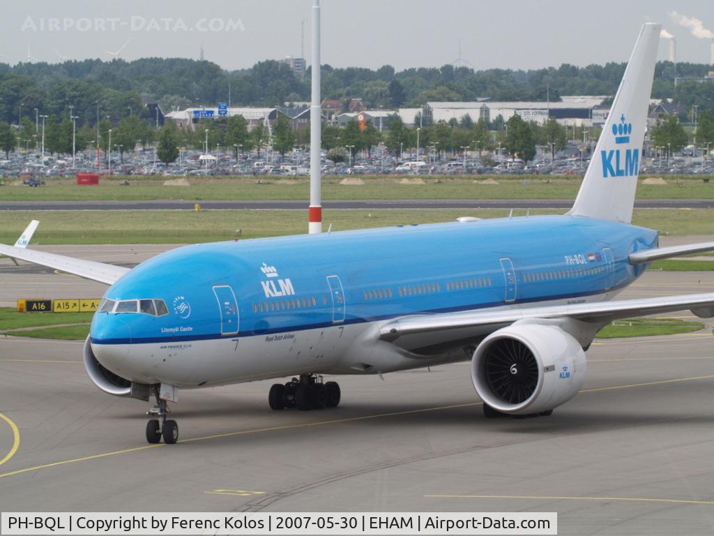 PH-BQL, 2006 Boeing 777-206/ER C/N 34711, AMS