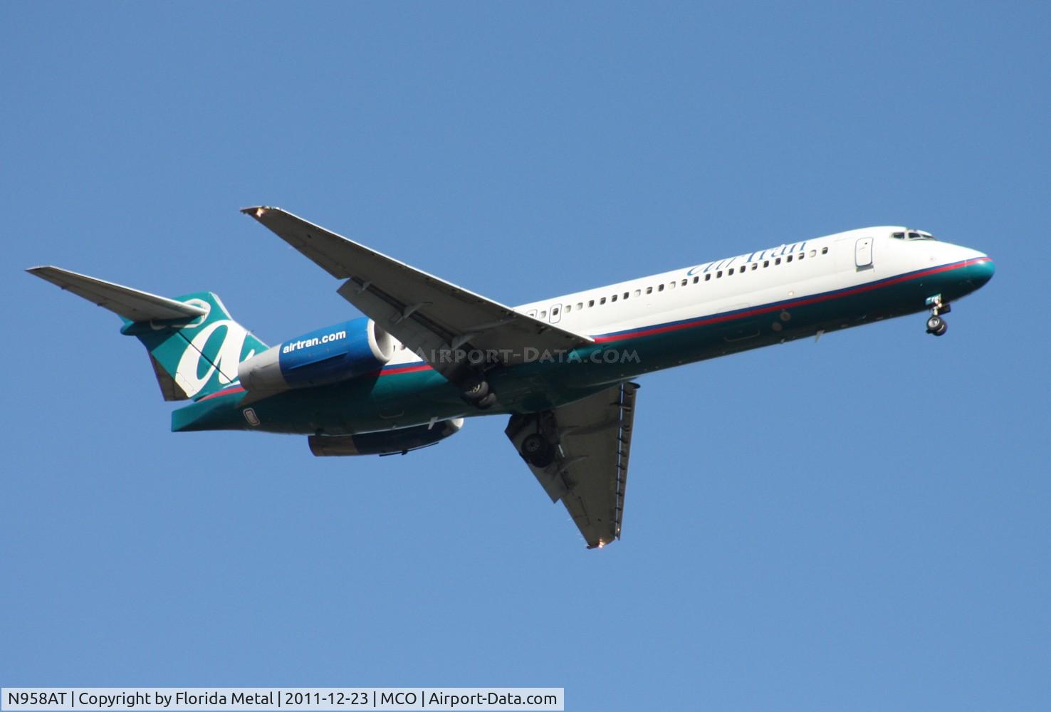 N958AT, 2001 Boeing 717-200 C/N 55020, Air Tran 717