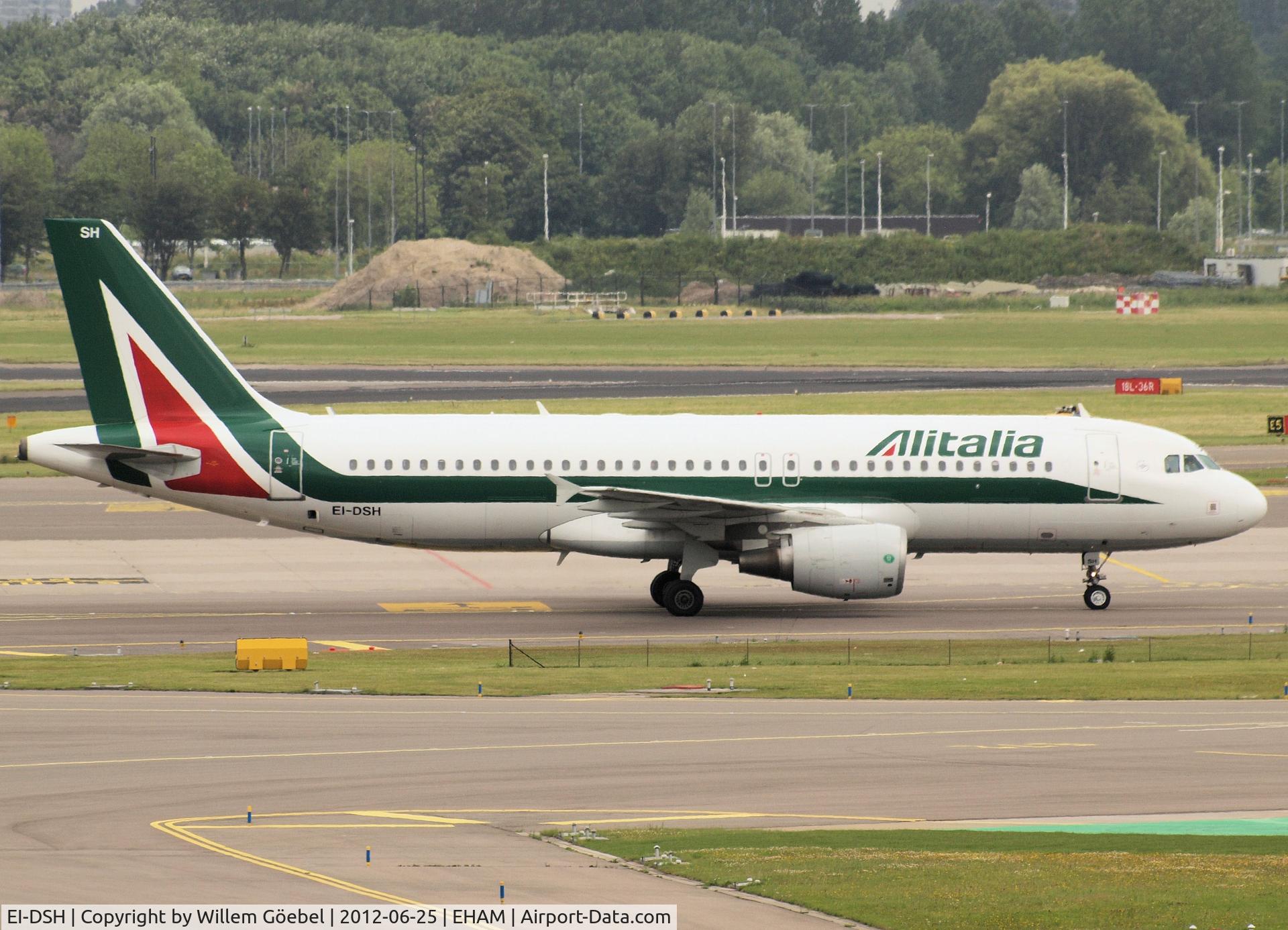 EI-DSH, 2007 Airbus A320-216 C/N 3178, Taxi to his gate on Schiphol Airport