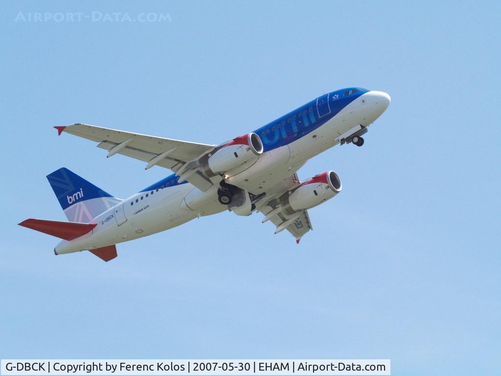 G-DBCK, 2007 Airbus A319-131 C/N 3049, AMS