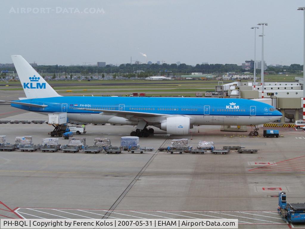 PH-BQL, 2006 Boeing 777-206/ER C/N 34711, AMS