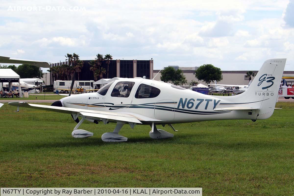 N67TY, 2007 Cirrus SR22 C/N 2628, Cirrus Design SR-22G3 GTS Turbo [2628] Lakeland-Linder~N 16/04/2010. Now registered N308PJ.