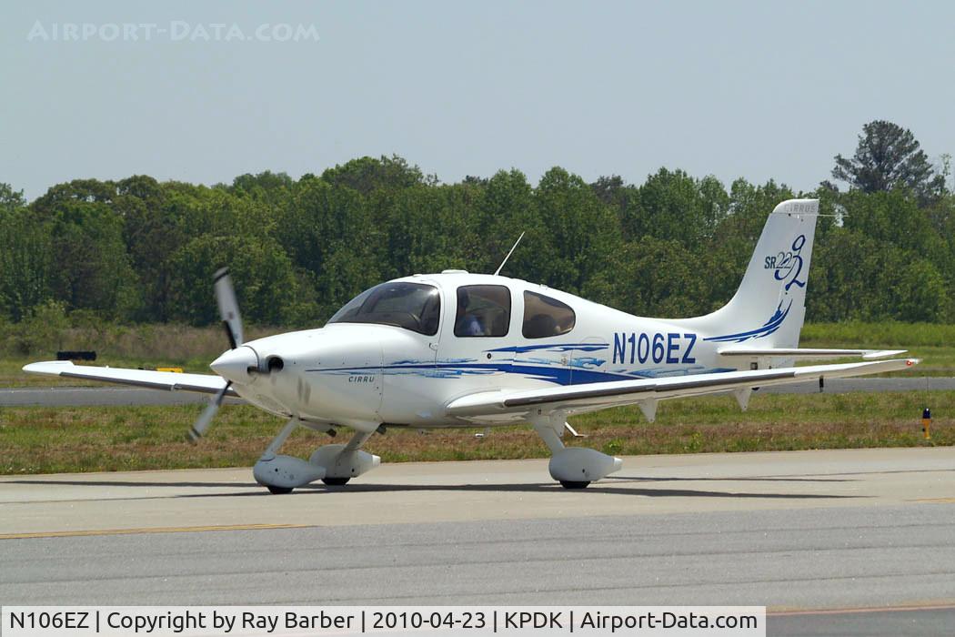 N106EZ, 2006 Cirrus SR22 G2 C/N 2044, Cirrus Design SR-22G2 [2044] Atlanta-Dekalb Peachtree~N  23/04/2010. Seen here during my enforced stay due to Icelandic volcano incident.