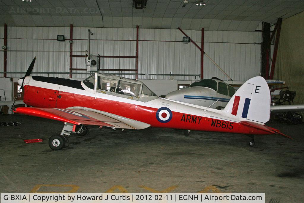 G-BXIA, 1950 De Havilland DHC-1 Chipmunk T.10 C/N C1/0056, Painted as WB615.