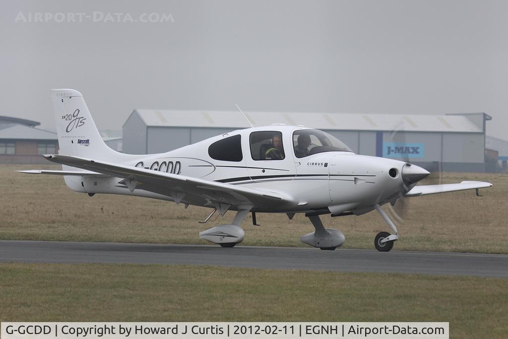 G-GCDD, 2008 Cirrus SR20 GTS G3 C/N 1972, Resident here.