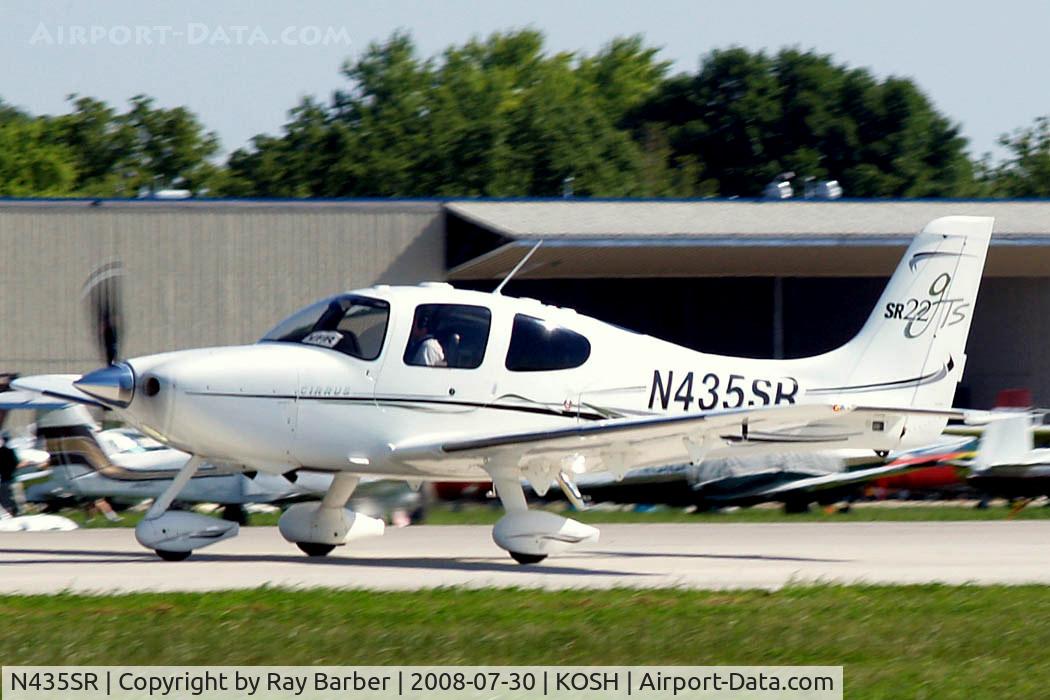 N435SR, 2006 Cirrus SR22 C/N 2022, Cirrus Design SR-22GTS [2022] Oshkosh~N 30/07/2008. Taxiing in having just landed.