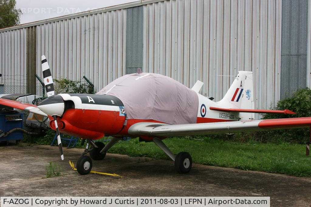 F-AZOG, 1973 Scottish Aviation Bulldog T.1 C/N BH.120/254, Still marked as XX558.